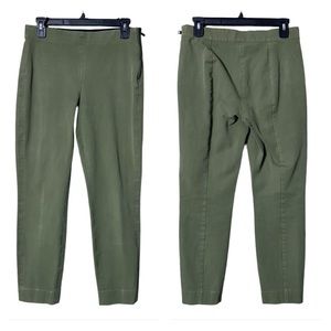 Everlane Women’s Stretch Pants Ankle Length Size 6 Green